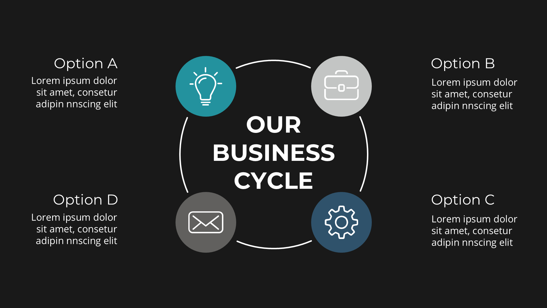 Business Dark slide 8